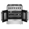 Forno Galiano 30In. Freestanding French Door Dual Fuel Range FFSGS6356-30 - alternate 5